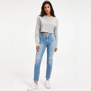 🆕GOOD AMERICAN Slim Straight Jean